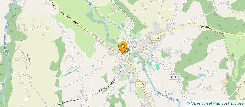 localisation de l'entreprise MADAME MICHELE RICARRERE  BONNEGARDE