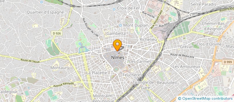 localisation de l'entreprise MADAME MICHELE RIVIERE  NIMES