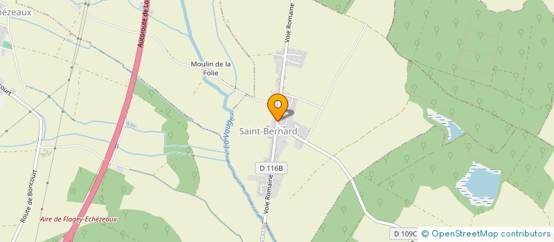 localisation de l'entreprise MADAME MICHELE ROBERT  SAINT-BERNARD