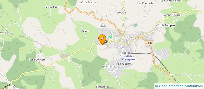 localisation de l'entreprise MADAME MICHELE ROCHE  MARTEL