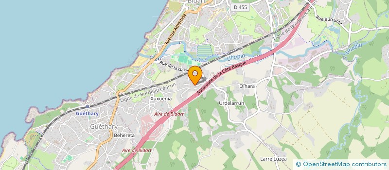 localisation de l'entreprise MADAME MICHELE RODRIGO à BIDART