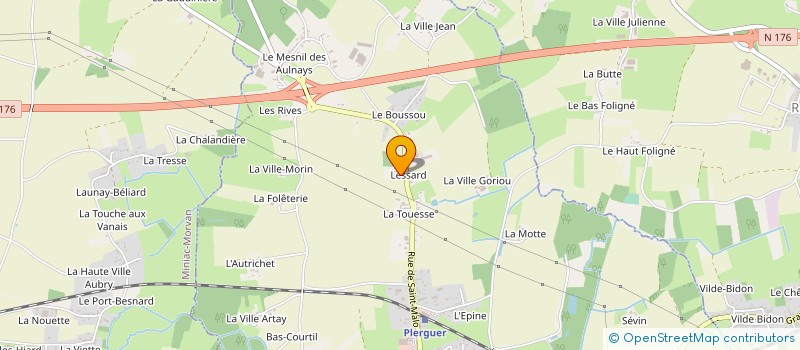 localisation de l'entreprise MADAME MICHELE ROGELET  PLERGUER