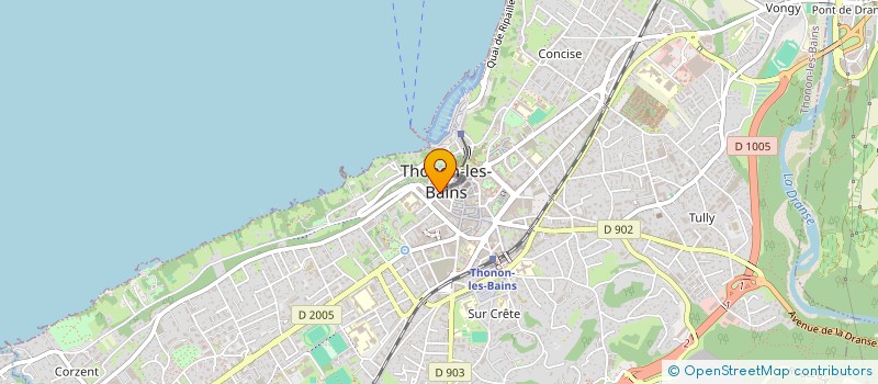 localisation de l'entreprise MADAME MICHELE ROSNOBLET à THONON-LES-BAINS