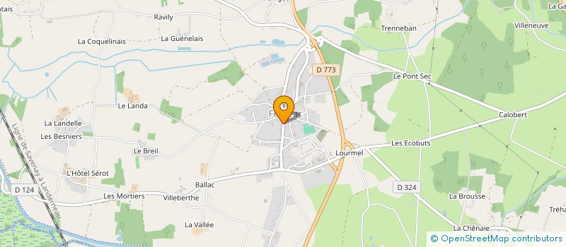 localisation de l'entreprise MADAME MICHELE ROUDEAU  FEGREAC