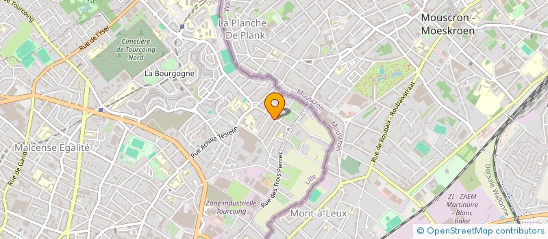 localisation de l'entreprise MADAME MICHELE ROUSSEL  TOURCOING