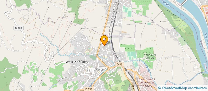 localisation de l'entreprise MADAME MICHELE SABATIER  SAINT-PERAY