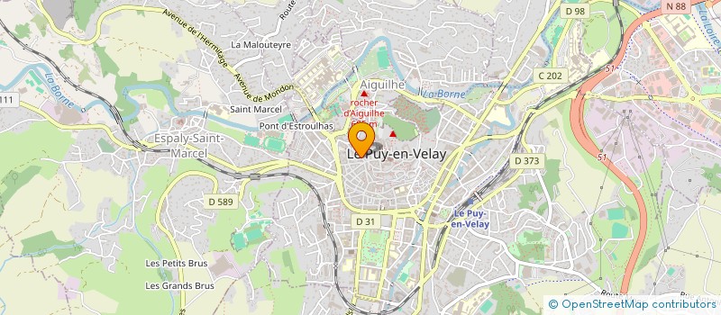 localisation de l'entreprise MADAME MICHELE SABY à LE PUY-EN-VELAY