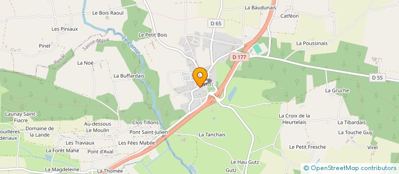 localisation de l'entreprise MADAME MICHELE SACHER  RENAC