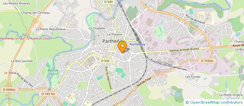 localisation de l'entreprise MADAME MICHELE SAIDI à PARTHENAY