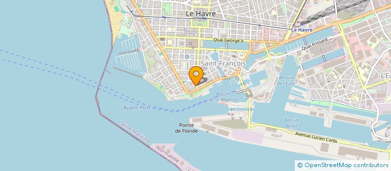 localisation de l'entreprise MADAME MICHELE SAINT-MARTIN à LE HAVRE