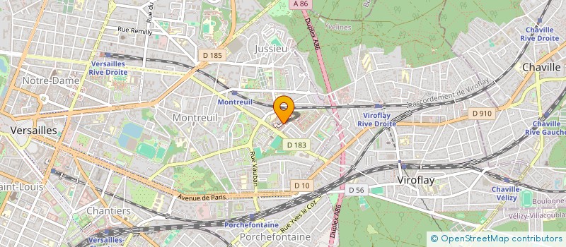 localisation de l'entreprise MADAME MICHELE SALADIN à VERSAILLES