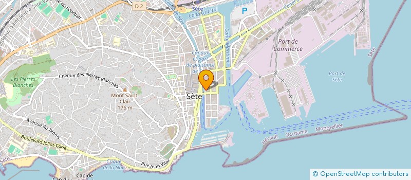 localisation de l'entreprise MADAME MICHELE SANS  SETE