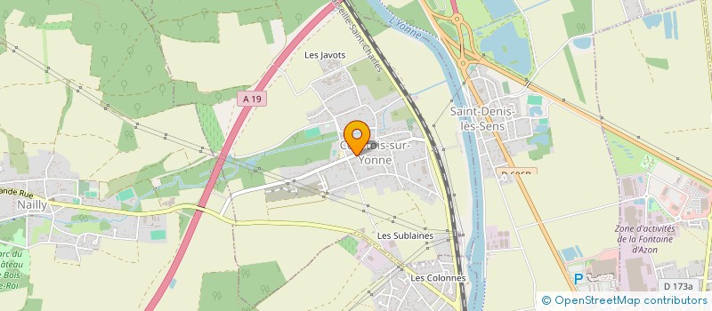 localisation de l'entreprise MADAME MICHELE SAURAT à COURTOIS-SUR-YONNE