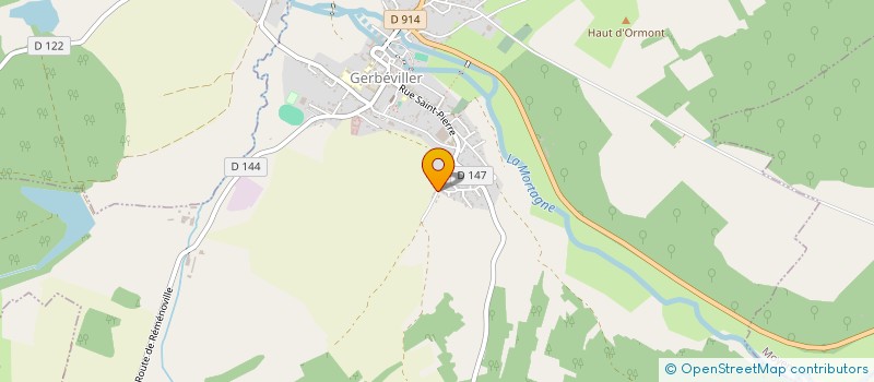 localisation de l'entreprise MADAME MICHELE SAX  GERBEVILLER