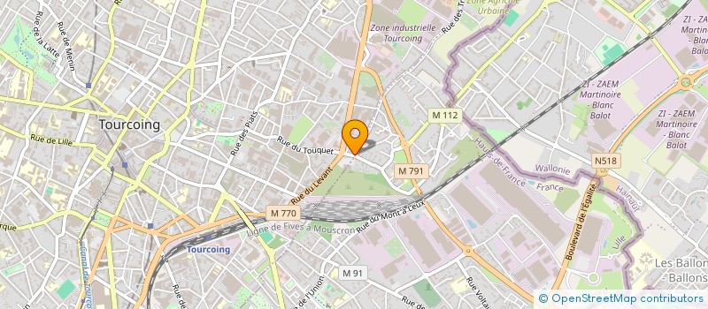 localisation de l'entreprise MADAME MICHELE SCHALCKENS à TOURCOING