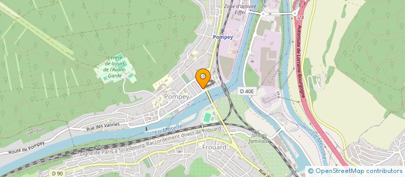 localisation de l'entreprise MADAME MICHELE SCHMITT  POMPEY