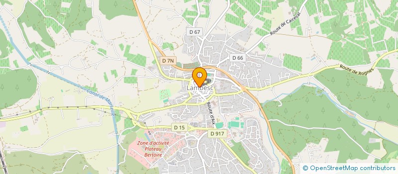 localisation de l'entreprise MADAME MICHELE SEBASTIA  LAMBESC