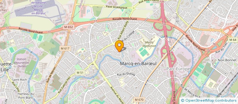 localisation de l'entreprise MADAME MICHELE SENAME à MARCQ-EN-BARŒUL