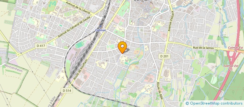 localisation de l'entreprise MADAME MICHELE SENGELEN  COLMAR
