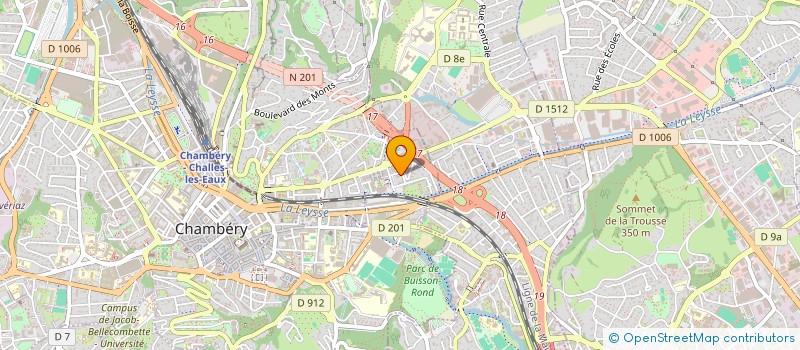 localisation de l'entreprise MADAME MICHELE SERNA  CHAMBERY