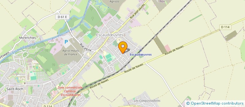 localisation de l'entreprise MADAME MICHELE SETAN  ESCAUDUVRES