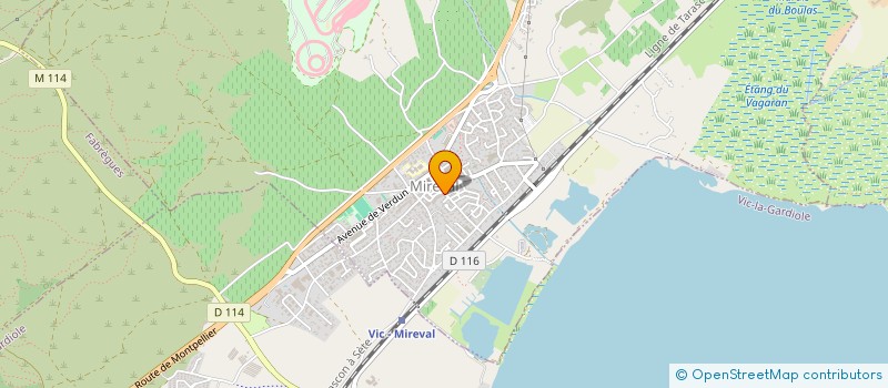 localisation de l'entreprise MADAME MICHELE SIGAUD  MIREVAL