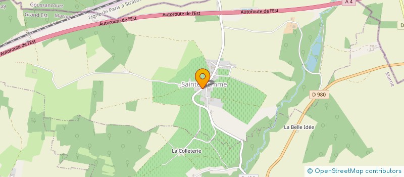 localisation de l'entreprise MADAME MICHELE SIMON  SAINTE-GEMME