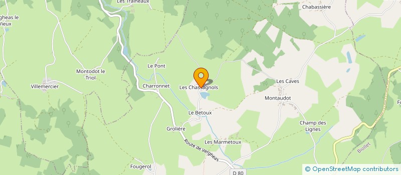 localisation de l'entreprise MADAME MICHELE SIMONNET à CHARENSAT