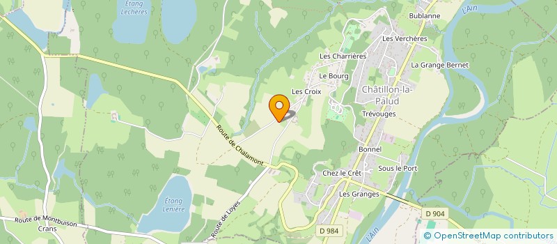 localisation de l'entreprise MADAME MICHELE SIRVENT à CHATILLON-LA-PALUD