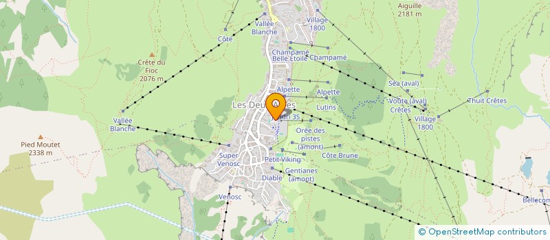 localisation de l'entreprise MADAME MICHELE SIVADE  LES DEUX ALPES