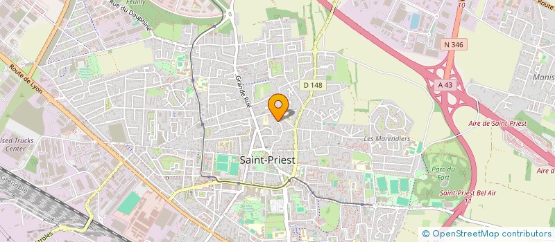 localisation de l'entreprise MADAME MICHELE SOLAL  SAINT-PRIEST