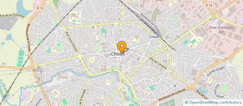 localisation de l'entreprise MADAME MICHELE SOURISSEAU à CHOLET