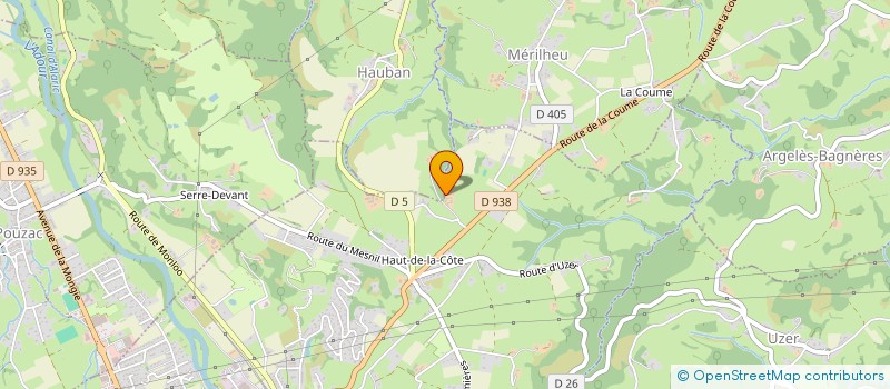 localisation de l'entreprise MADAME MICHELE SOUSSENS  BAGNERES-DE-BIGORRE