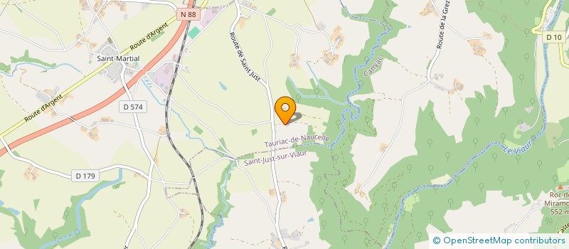 localisation de l'entreprise MADAME MICHELE SOUYRI  TAURIAC-DE-NAUCELLE