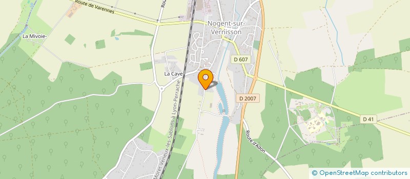 localisation de l'entreprise MADAME MICHELE SUARD à NOGENT-SUR-VERNISSON