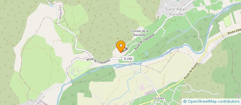 localisation de l'entreprise MADAME MICHELE TAILLEFUMIER  SAINT-ALBAN-AURIOLLES