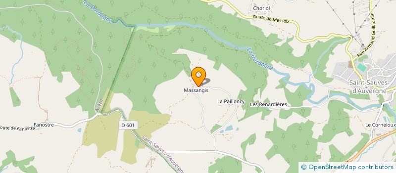localisation de l'entreprise MADAME MICHELE TARAVANT à SAINT-SAUVES-D AUVERGNE