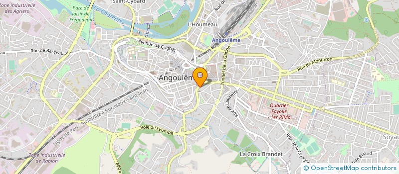 localisation de l'entreprise MADAME MICHELE TARTAIX à ANGOULEME