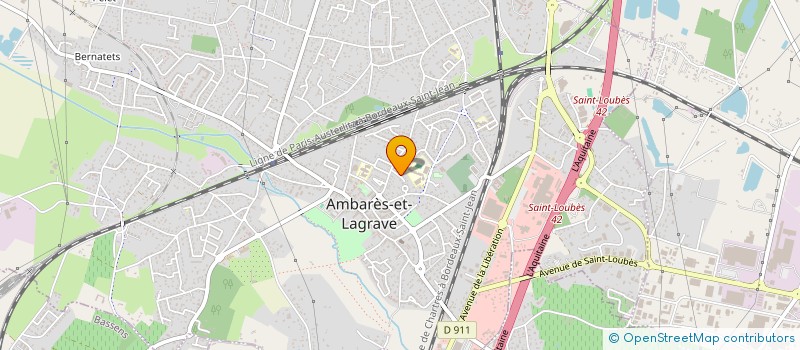 localisation de l'entreprise MADAME MICHELE TAUDIN  AMBARES-ET-LAGRAVE