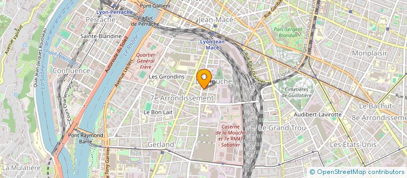 localisation de l'entreprise MADAME MICHELE TEDESCHI  LYON