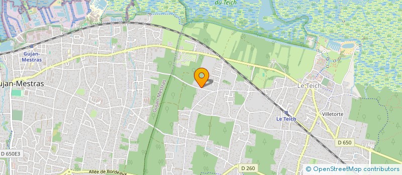 localisation de l'entreprise MADAME MICHELE TEMPLE  LE TEICH