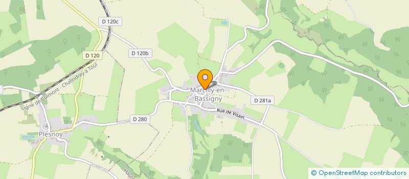 localisation de l'entreprise MADAME MICHELE THIERY à ANDILLY-EN-BASSIGNY