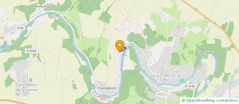 localisation de l'entreprise MADAME MICHELE THIRY  JOUY-SUR-MORIN