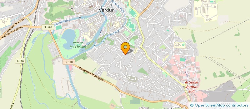 localisation de l'entreprise MADAME MICHELE THOMAS à VERDUN
