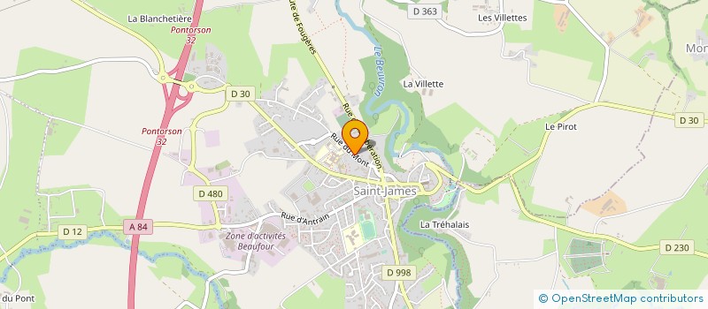 localisation de l'entreprise MADAME MICHELE THOMIN  SAINT-JAMES