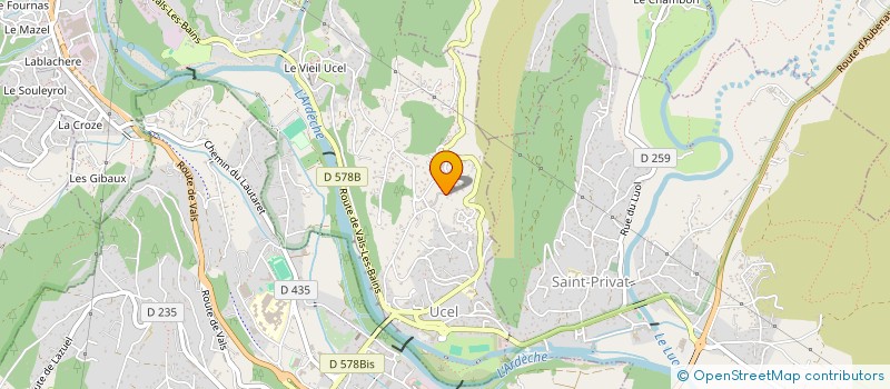 localisation de l'entreprise MADAME MICHELE THOULOUZE  SAINT-SERNIN