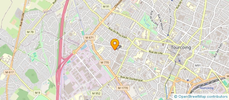 localisation de l'entreprise MADAME MICHELE TKACZ  TOURCOING