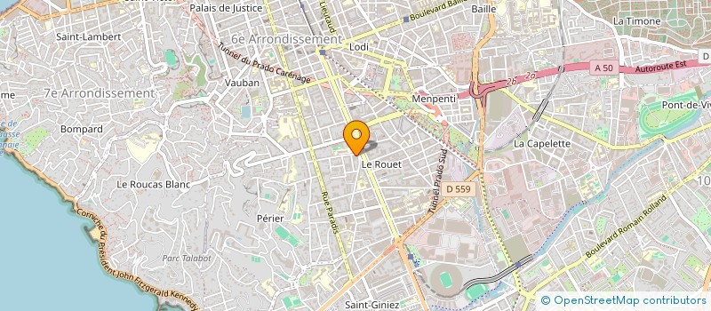 localisation de l'entreprise MADAME MICHELE TOUITOU à MARSEILLE