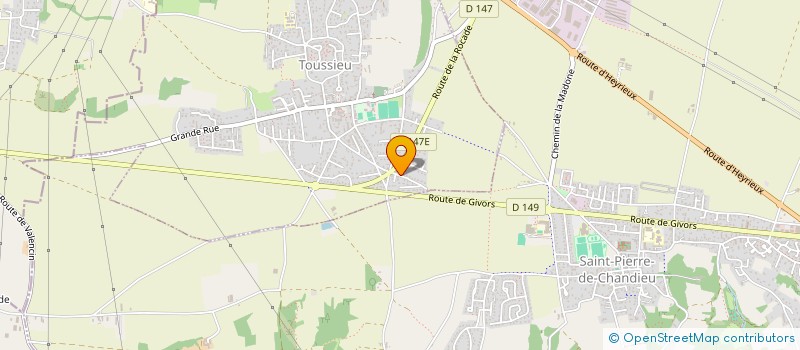 localisation de l'entreprise MADAME MICHELE TOURNIER  TOUSSIEU