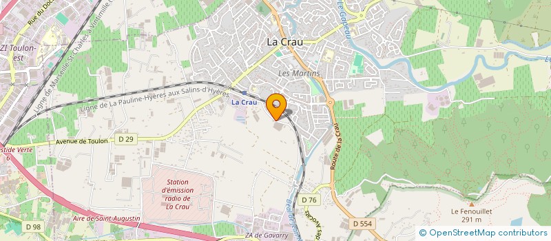 localisation de l'entreprise MADAME MICHELE TRATZI  LA CRAU